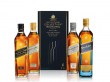 JOHNNIE WALKER COLLECTION: (BLACK LABEL, GOLD LABEL RESERVE, PLATINUM LABEL, BLUE LABEL)  40% 4X0.2L